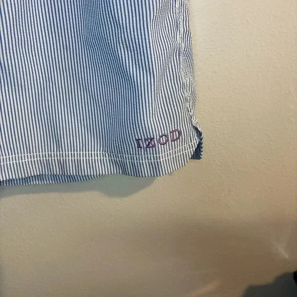 SEERSUCKER IZOD Swim trunks Size L - Picture 3 of 6